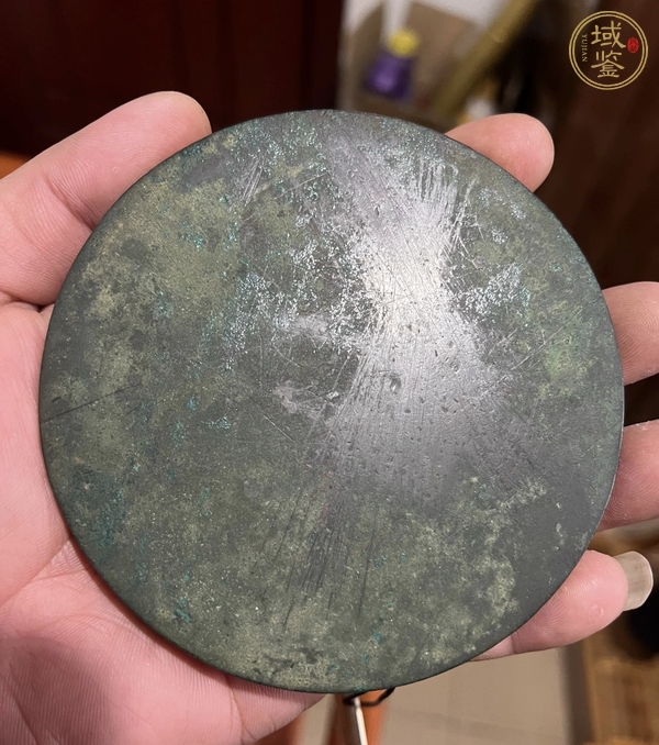 古玩銅器明代多寶鏡真品鑒賞圖