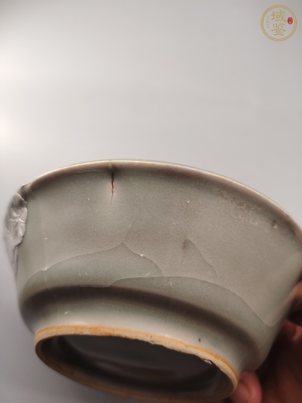 古玩陶瓷龍泉青瓷水洗真品鑒賞圖