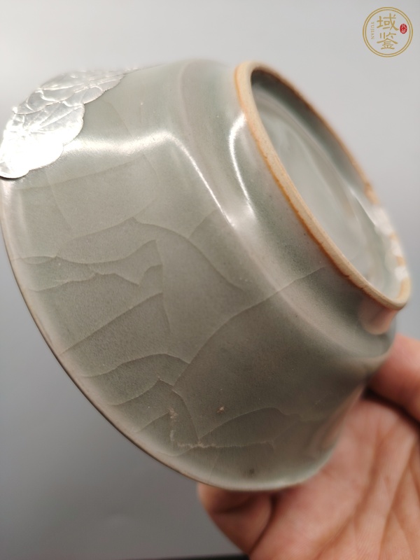 古玩陶瓷龍泉青瓷水洗真品鑒賞圖