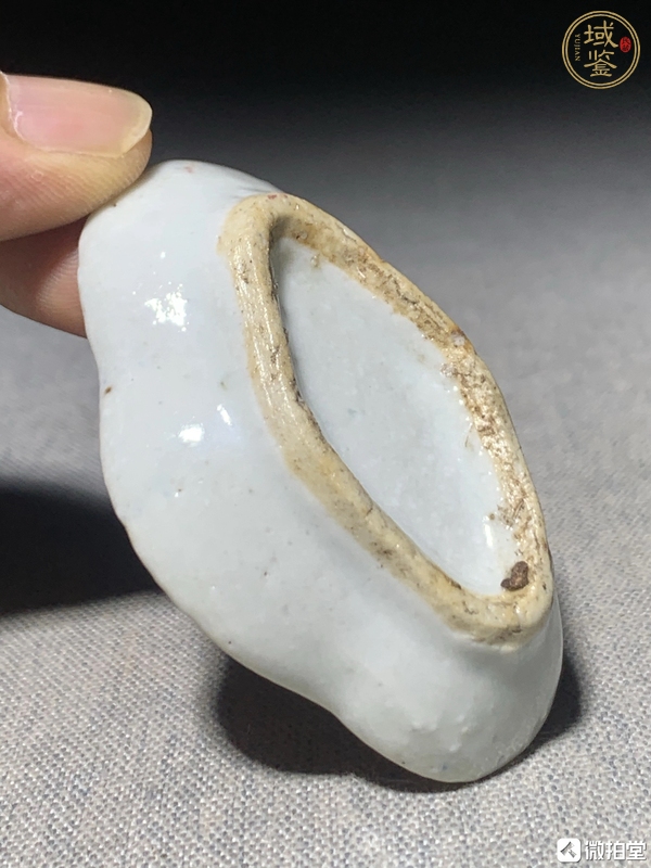 古玩陶瓷晚清淺降彩花鳥海棠筆舔真品鑒賞圖