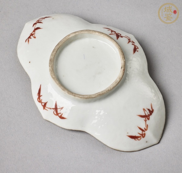 古玩陶瓷粉彩人物松鹿紋杯碟一套真品鑒賞圖