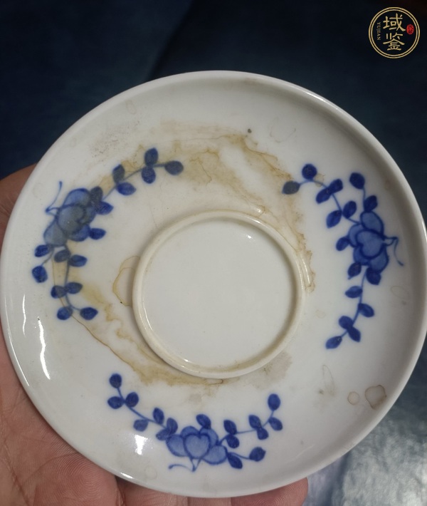 古玩陶瓷青花蓋碗真品鑒賞圖