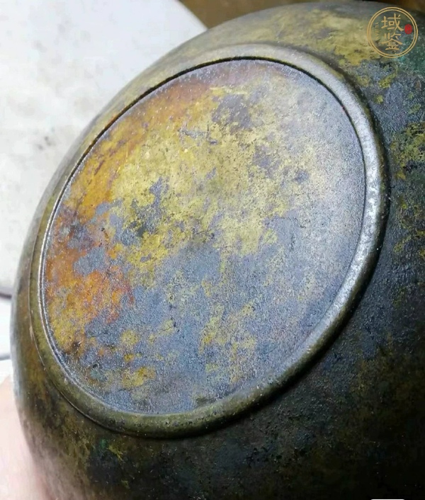 古玩銅器銅缽真品鑒賞圖