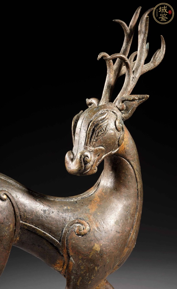 古玩銅器銅鹿真品鑒賞圖