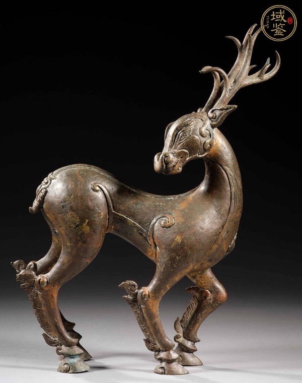 古玩銅鹿真品鑒賞圖