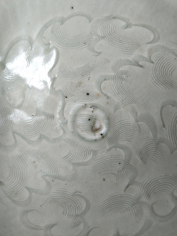 古玩陶瓷青白釉海水云花碗拍賣，當前價格28886元