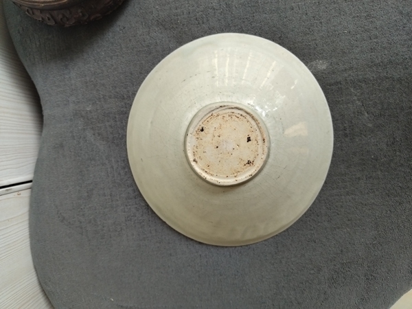 古玩陶瓷青白釉海水云花碗拍賣，當前價格28886元