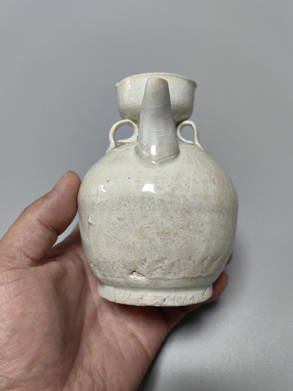 古玩陶瓷湖田窯青白釉執壺拍賣，當前價格6800元