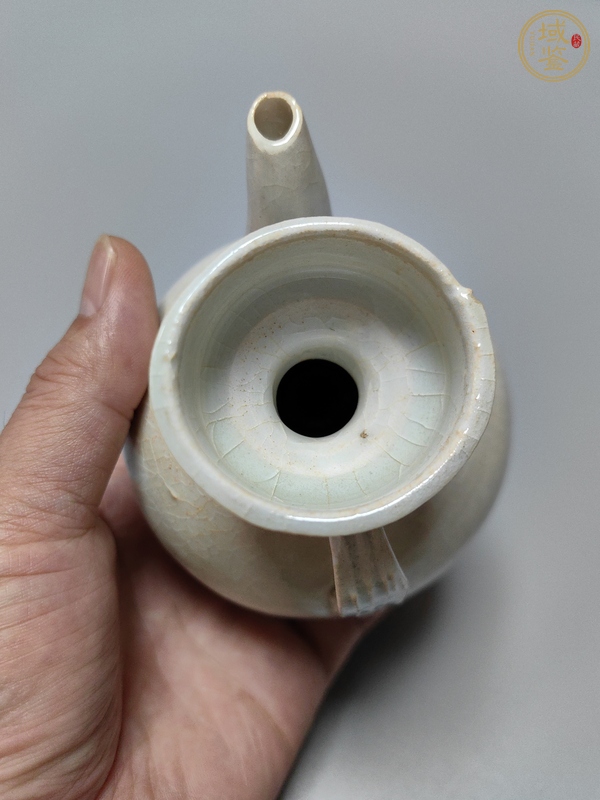 古玩陶瓷湖田窯青白釉執壺真品鑒賞圖