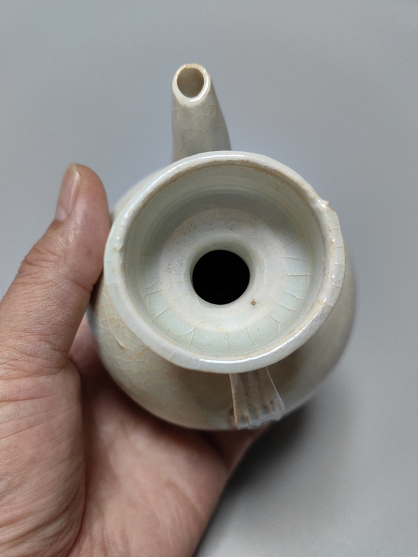古玩陶瓷湖田窯青白釉執壺拍賣，當前價格6800元