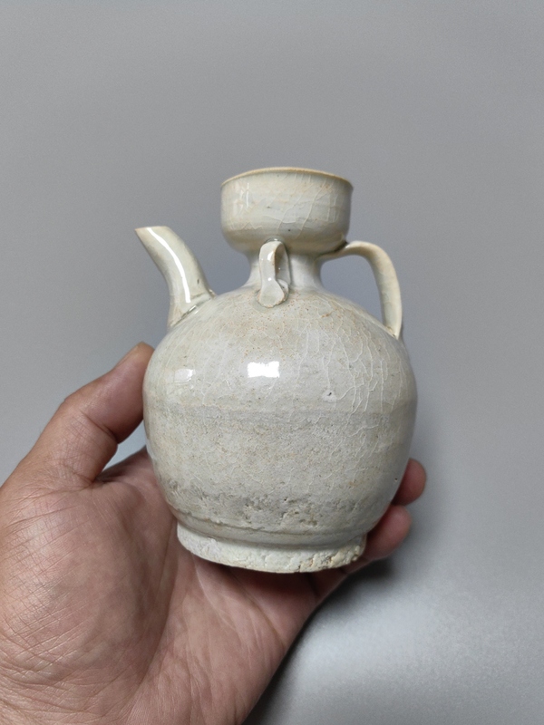 古玩陶瓷湖田窯青白釉執壺拍賣，當前價格6800元