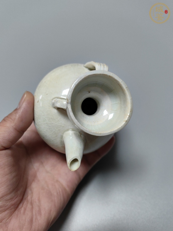 古玩陶瓷湖田窯青白釉執壺真品鑒賞圖