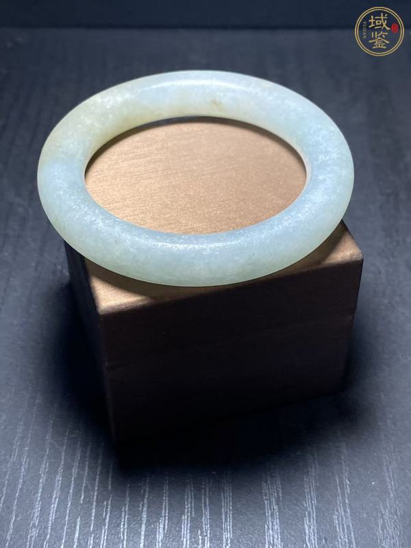 古玩玉器天然翡翠手鐲真品鑒賞圖
