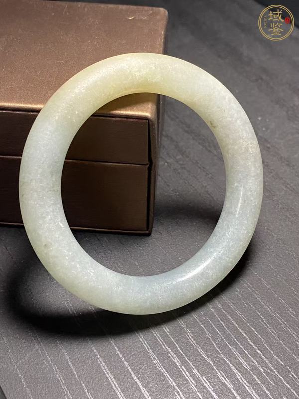 古玩玉器天然翡翠手鐲真品鑒賞圖