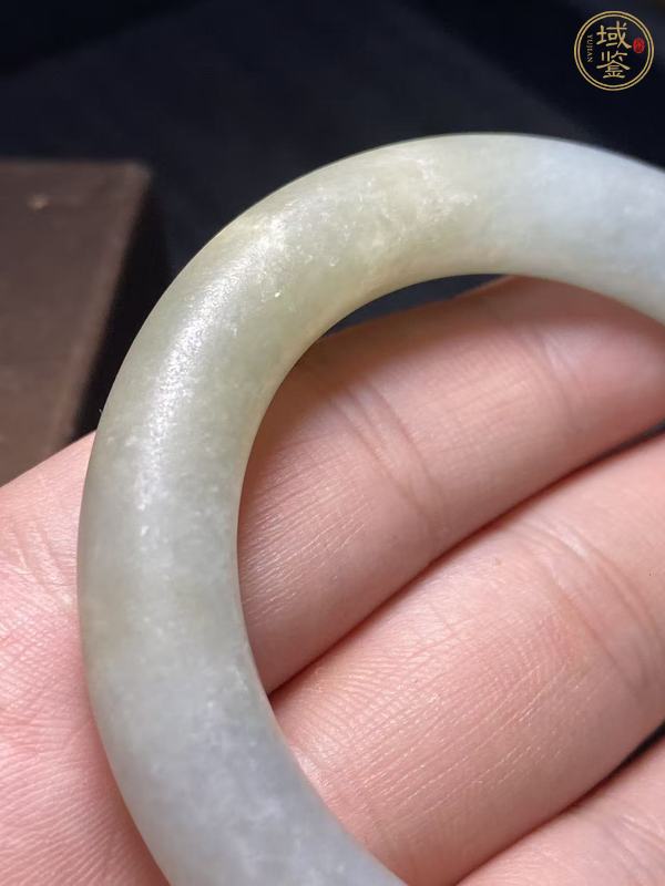 古玩玉器天然翡翠手鐲真品鑒賞圖