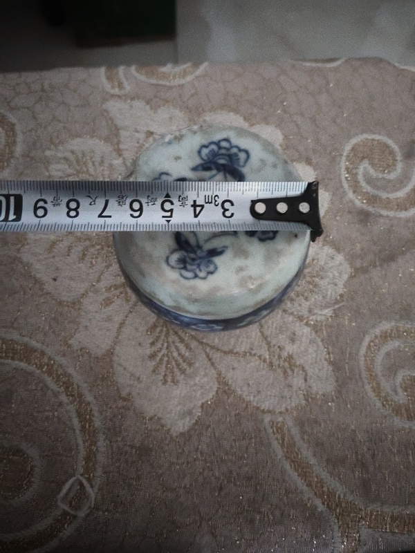 古玩陶瓷青花乾隆冰梅紋燭臺拍賣,當前價格799元