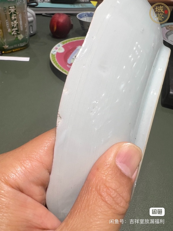 古玩陶瓷粉彩盤真品鑒賞圖