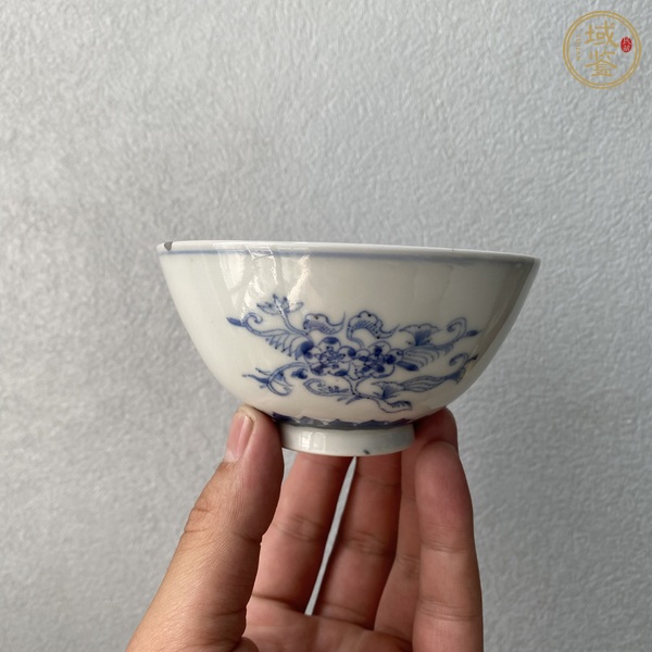 古玩陶瓷民國日本瓷青花杯真品鑒賞圖