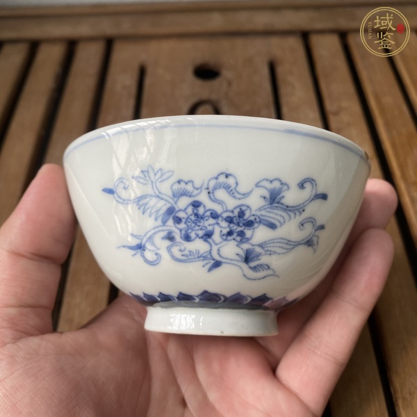 古玩陶瓷民國日本瓷青花杯真品鑒賞圖