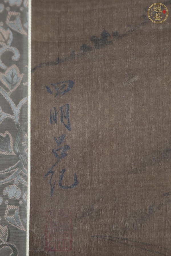 古玩字畫呂紀(jì)款工筆花鳥立軸真品鑒賞圖