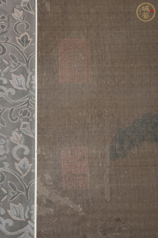 古玩字畫呂紀(jì)款工筆花鳥立軸真品鑒賞圖