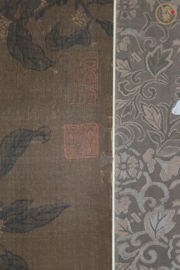 古玩字畫呂紀(jì)款工筆花鳥立軸真品鑒賞圖