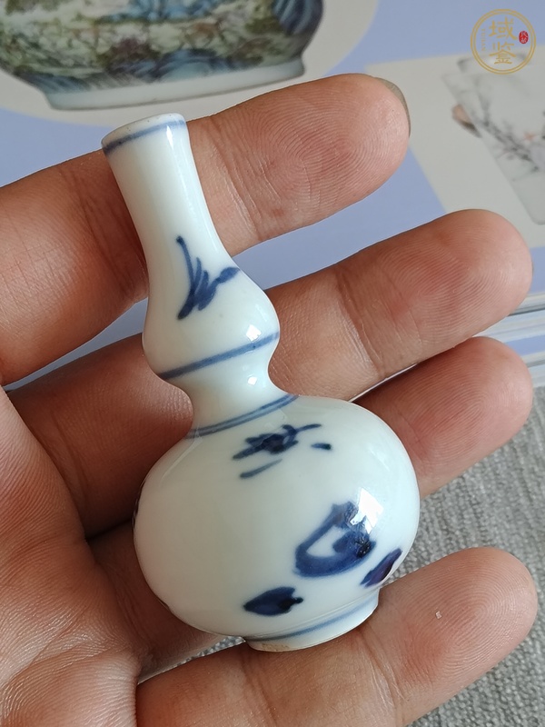古玩陶瓷青花葫蘆瓶真品鑒賞圖
