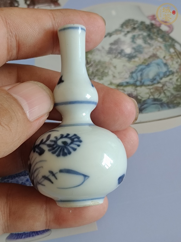 古玩陶瓷青花葫蘆瓶真品鑒賞圖