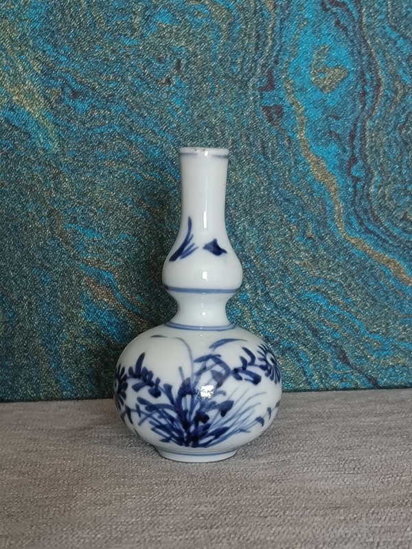 古玩轉賣青花葫蘆瓶拍賣，當前價格0元
