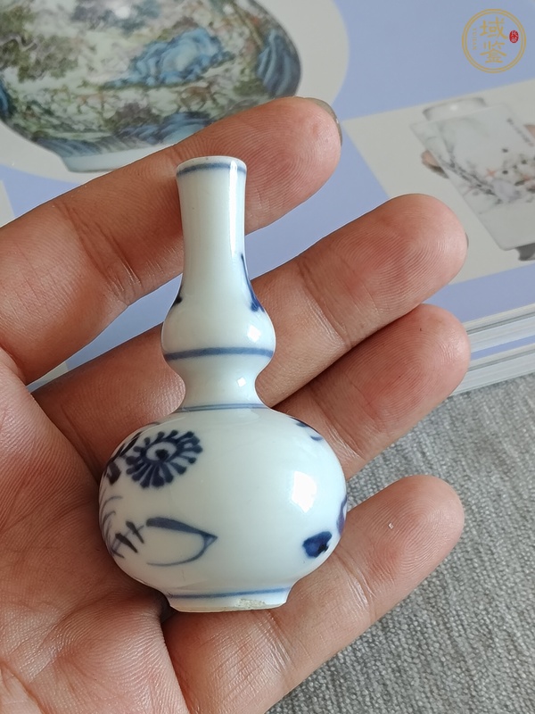 古玩陶瓷青花葫蘆瓶真品鑒賞圖