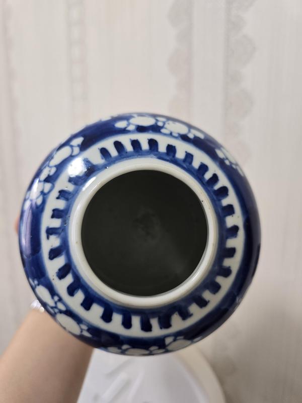 古玩陶瓷民國(guó)青花冰梅罐拍賣(mài),當(dāng)前價(jià)格750元