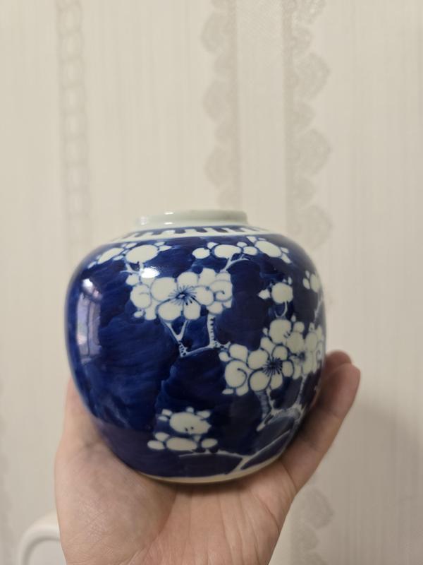 古玩陶瓷民國(guó)青花冰梅罐拍賣(mài),當(dāng)前價(jià)格750元