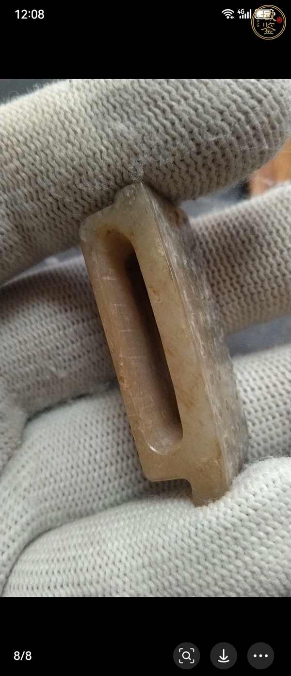 古玩玉器仿古玉劍璏真品鑒賞圖