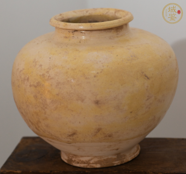 古玩陶瓷唐白釉罐子真品鑒賞圖
