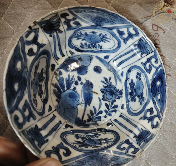 古玩陶瓷萬歷青花碗真品鑒賞圖