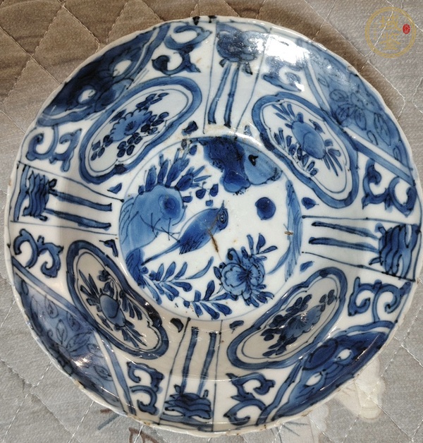 古玩陶瓷萬歷青花碗真品鑒賞圖