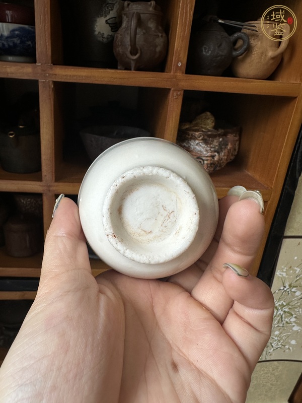 古玩陶瓷明代時期德化窯白釉杯真品鑒賞圖