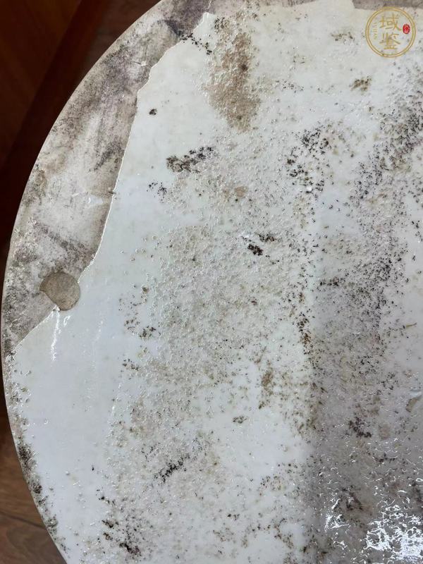 古玩陶瓷山水紋青花瓷板畫真品鑒賞圖