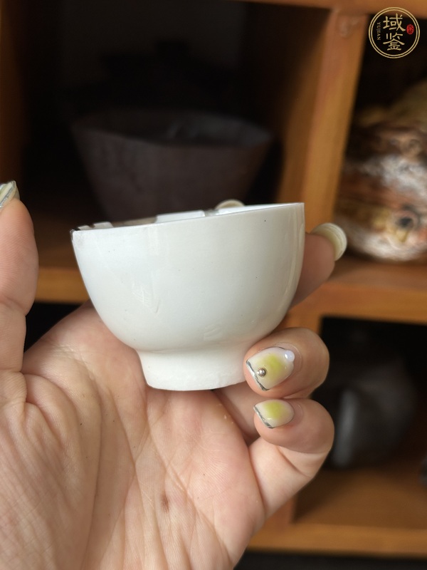 古玩陶瓷德化白瓷高足杯真品鑒賞圖