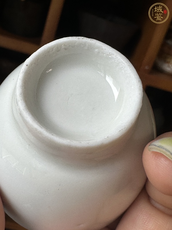 古玩陶瓷德化白瓷高足杯真品鑒賞圖