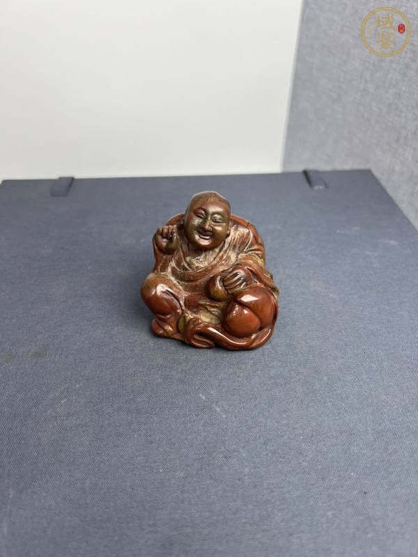 古玩玉器瑪瑙雕“羅漢”擺件真品鑒賞圖