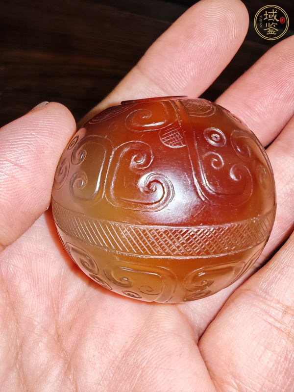 古玩雜項瑪瑙珠子真品鑒賞圖