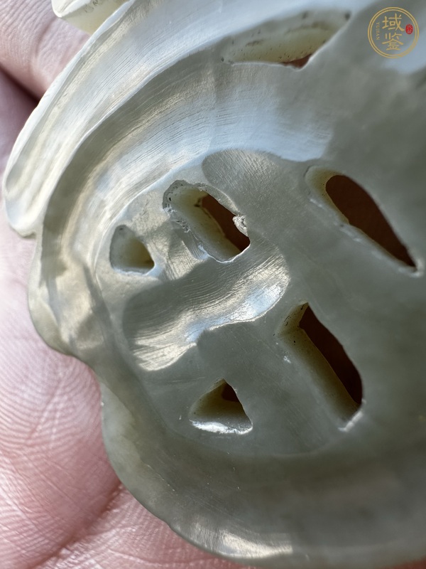 古玩玉器福字佩真品鑒賞圖