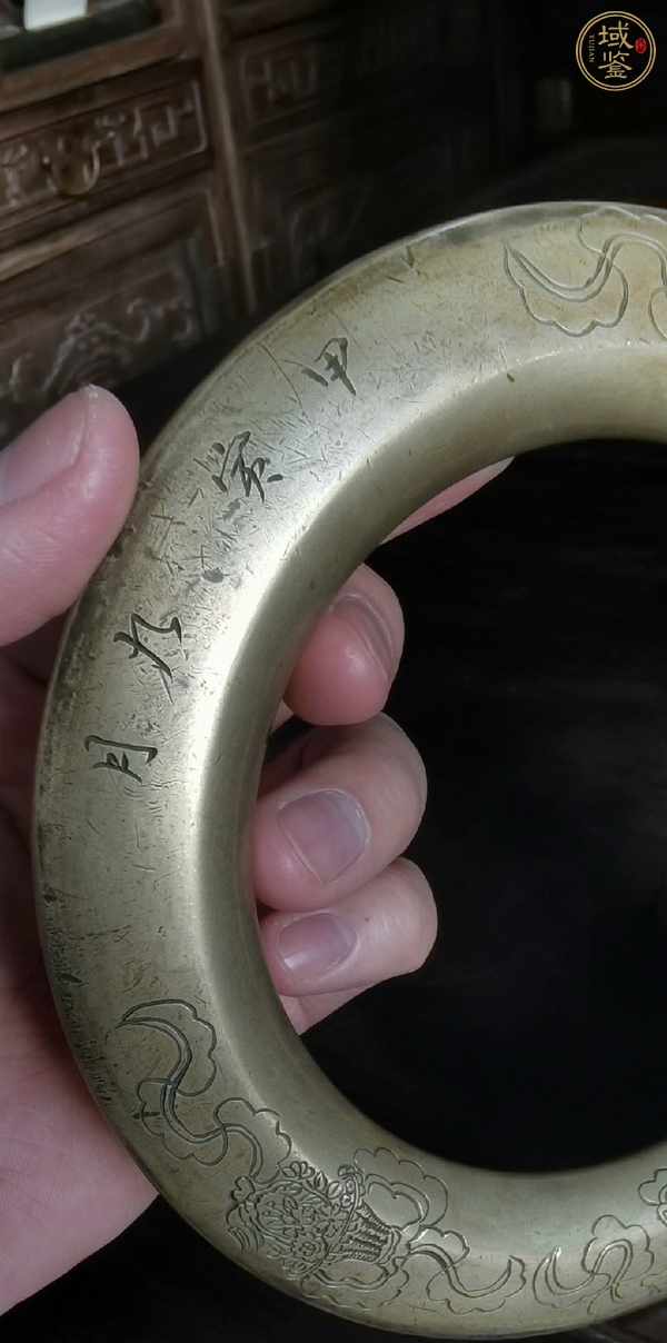 古玩銅器銅環真品鑒賞圖