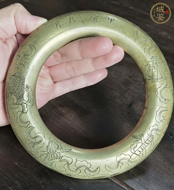 古玩銅器銅環真品鑒賞圖