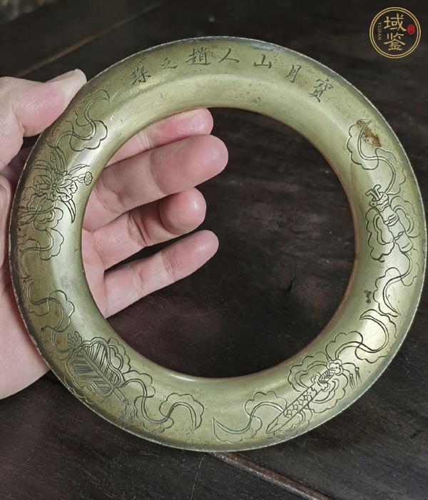 古玩銅器銅環真品鑒賞圖