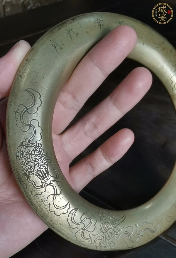 古玩銅器銅環真品鑒賞圖