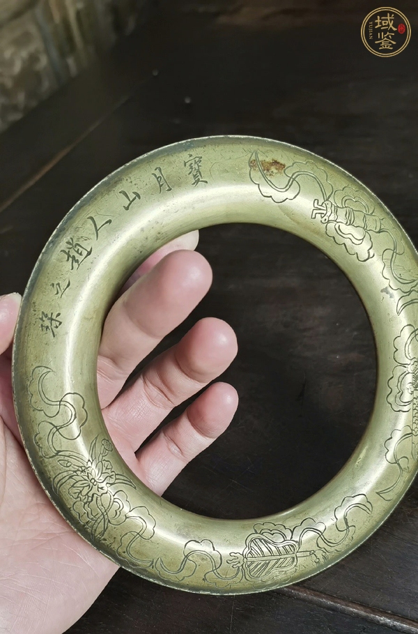 古玩銅器銅環真品鑒賞圖