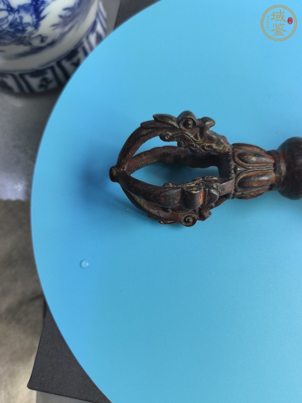 古玩銅器金剛杵真品鑒賞圖