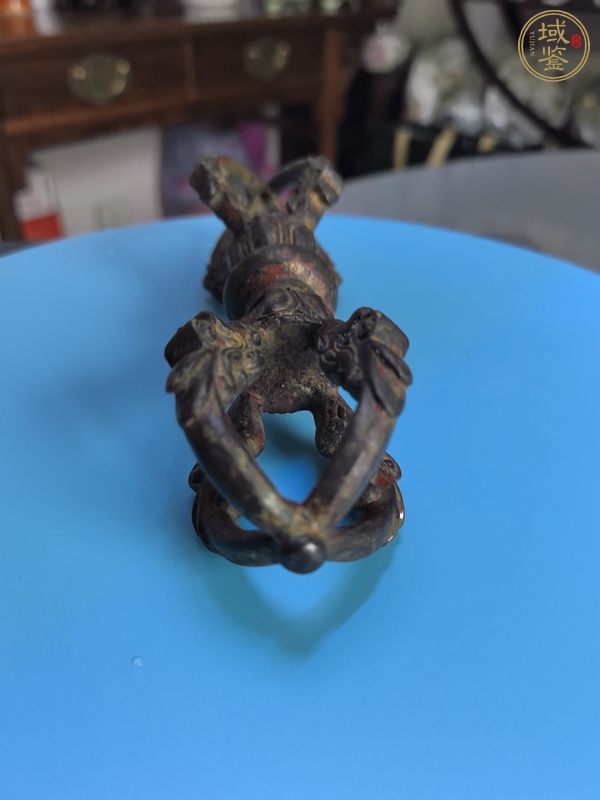 古玩銅器金剛杵真品鑒賞圖